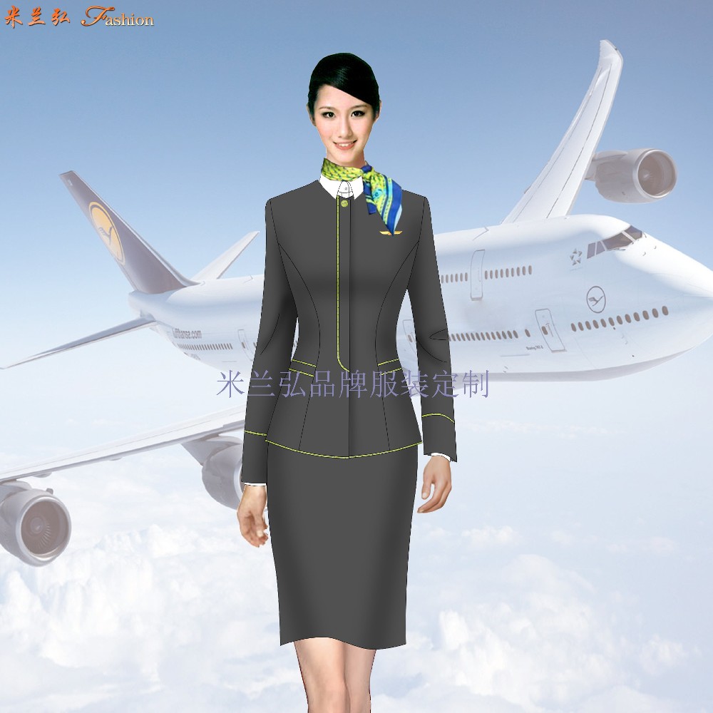 河北航空空姐职业套装定制,河北航空公司员工工服订做