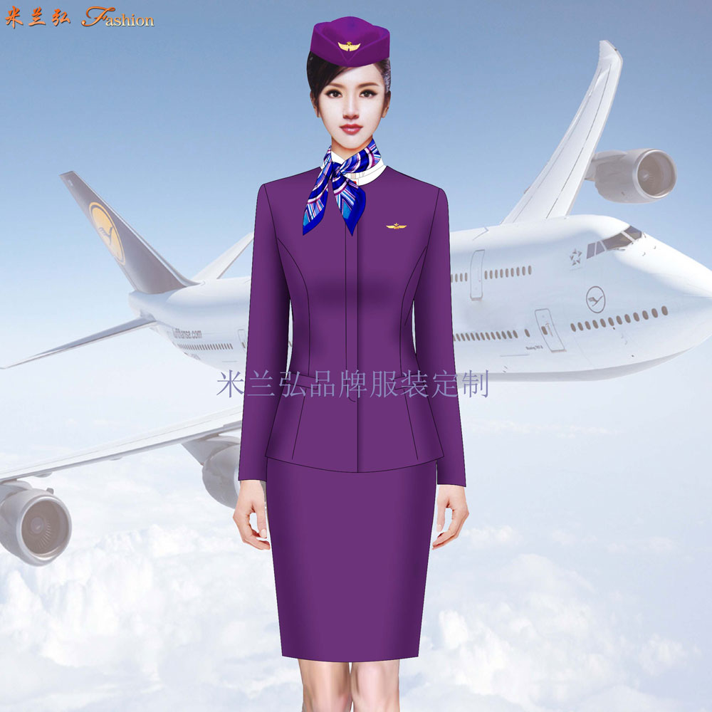 邯郸市各航空空姐制服图片订制,邯郸航空空乘人员服装定做