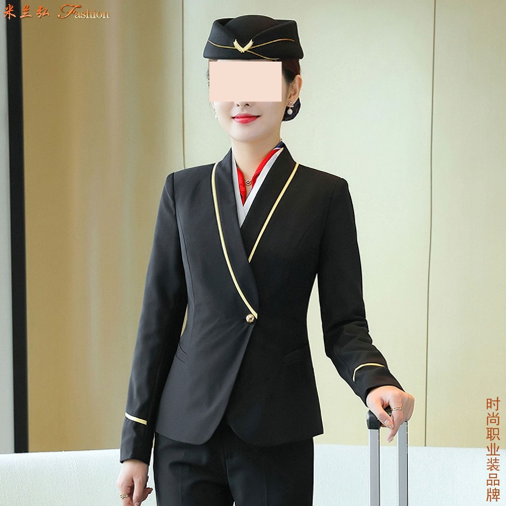 石家庄市夏季航空空姐工作服图片订制:量体_联系方式_多少钱