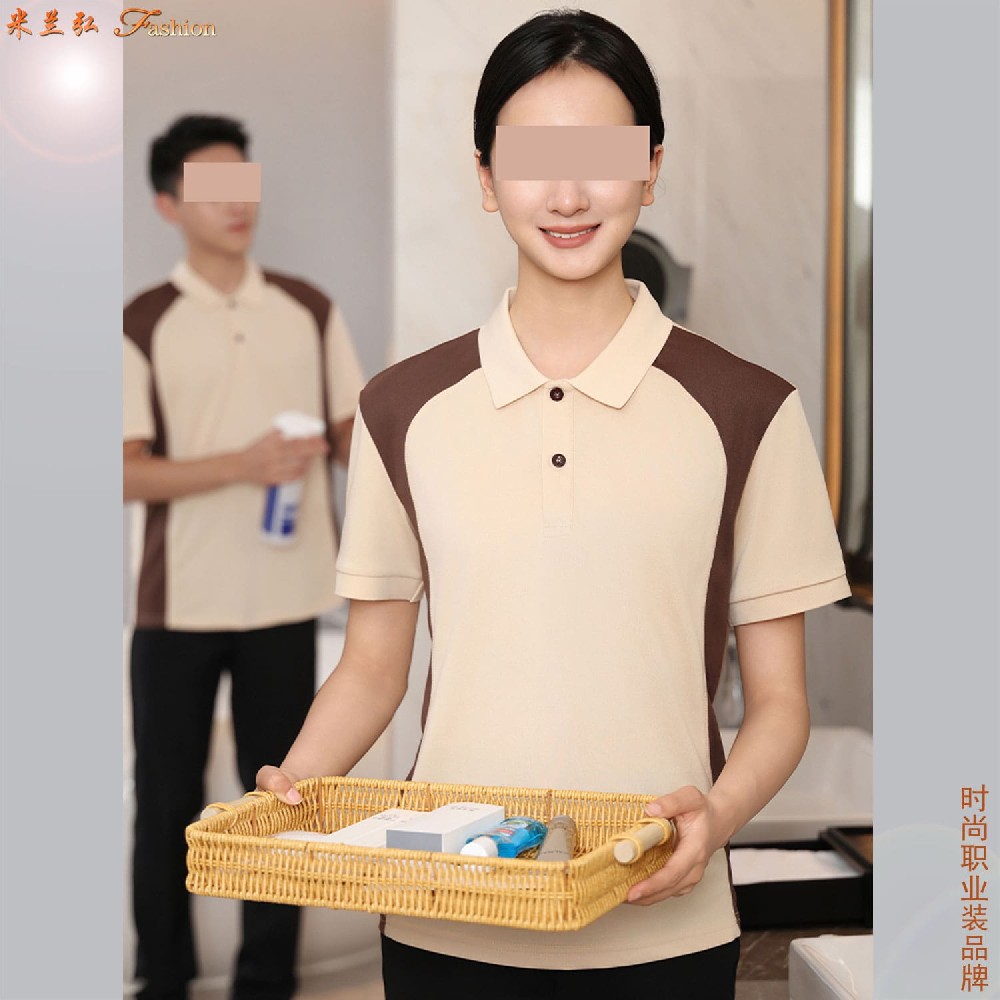 济南酒店客房部工服批发价格_PA保洁服套装订制电话_款式齐全