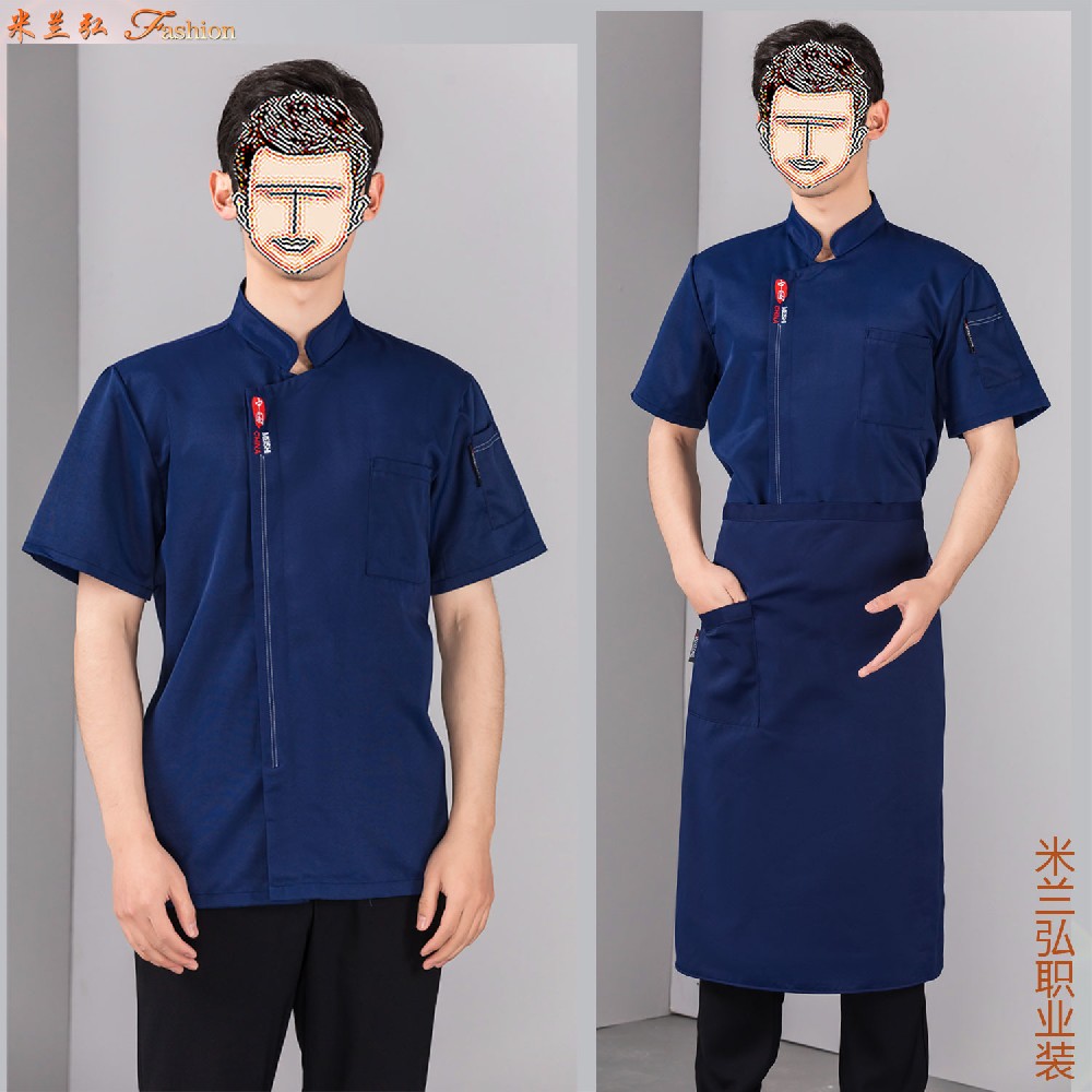 厨师工作服衣服厂家直销价格,厨师衣服工作服薄款多少钱「透气凉爽」