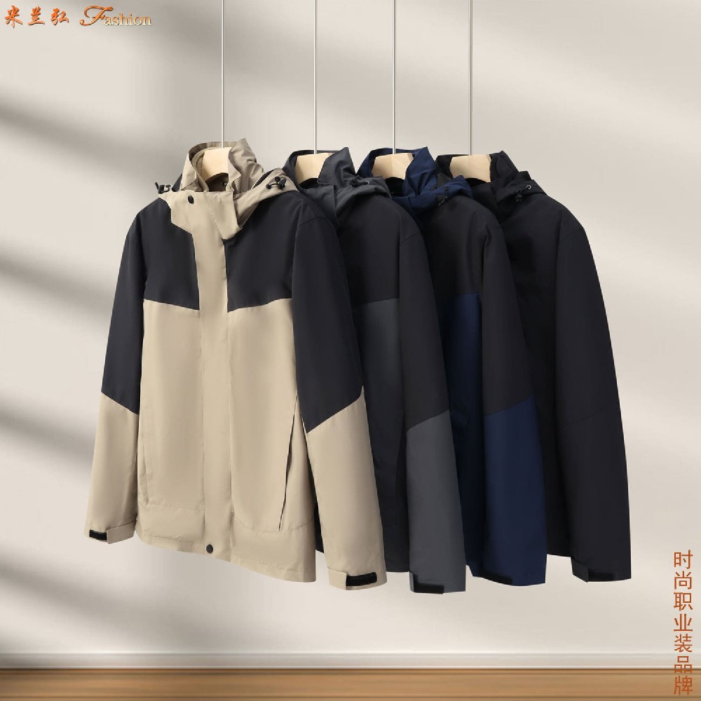 济南单位团建冲锋衣批发定做多少钱_企业团体保暖工装冲锋衣订制工厂