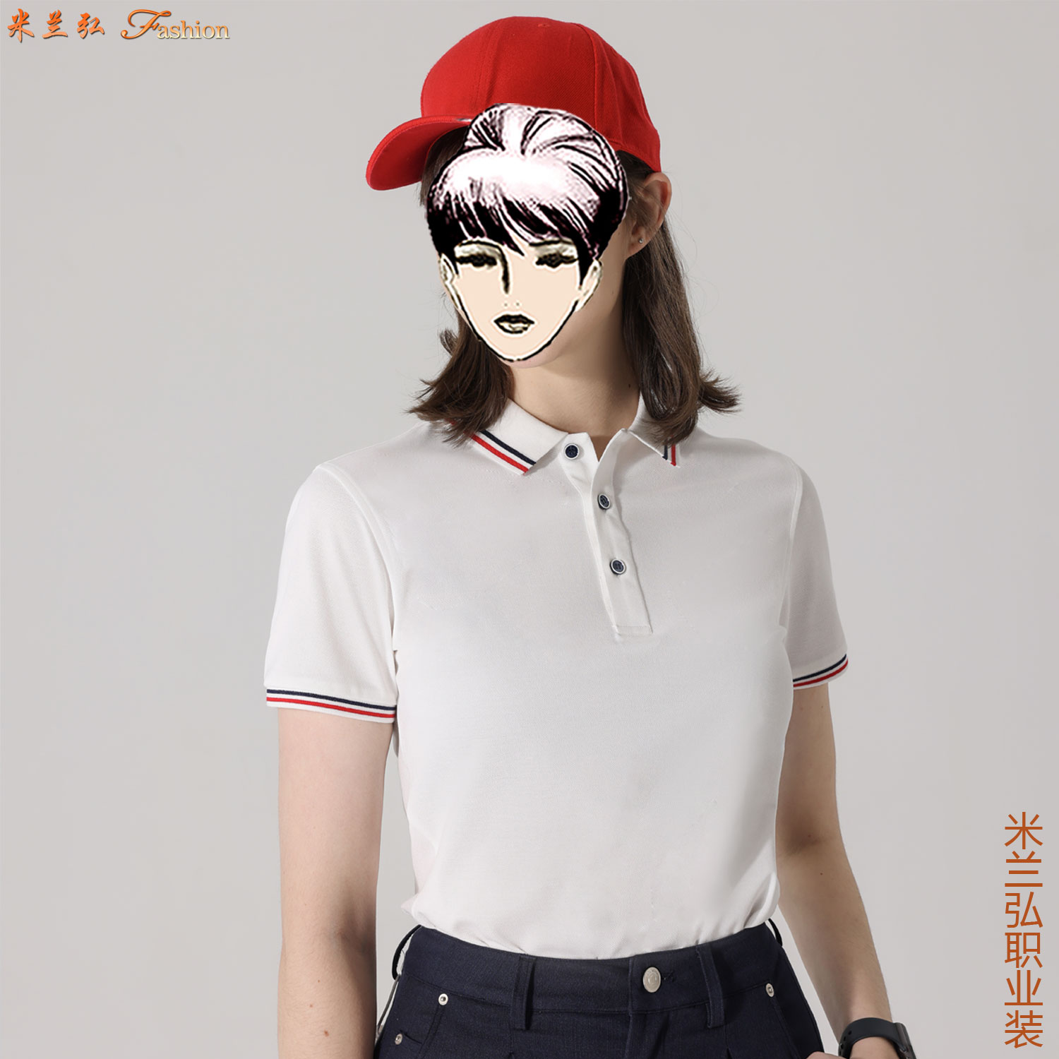 /static/upload/image/T-shirt/女士翻领短袖t恤1.jpg