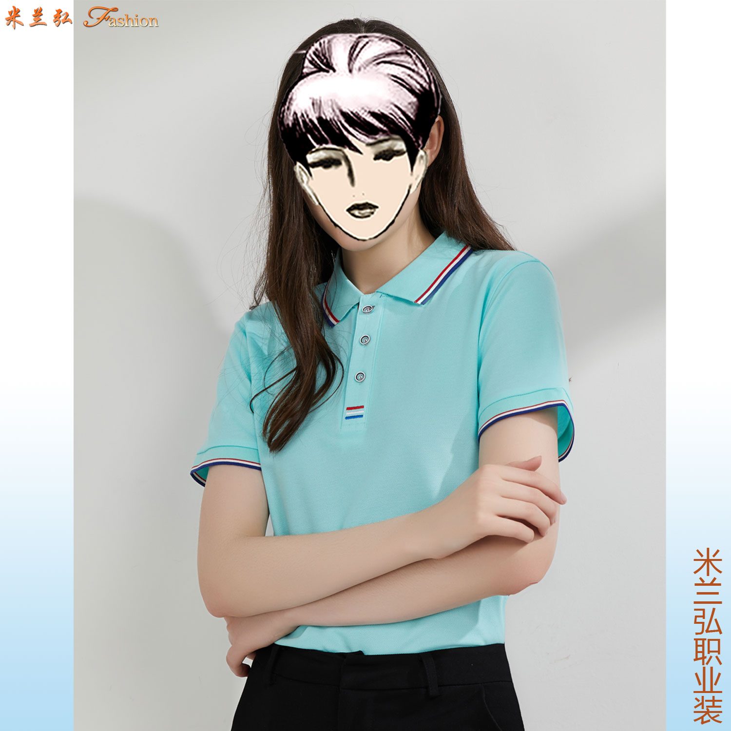 /static/upload/image/T-shirt/女士翻领短袖t恤4.jpg