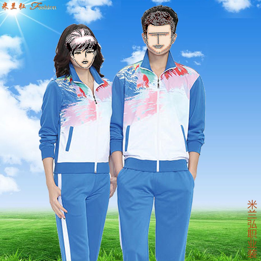 保定市男女印花品牌运动衫套装订做:团体_多少钱_地址