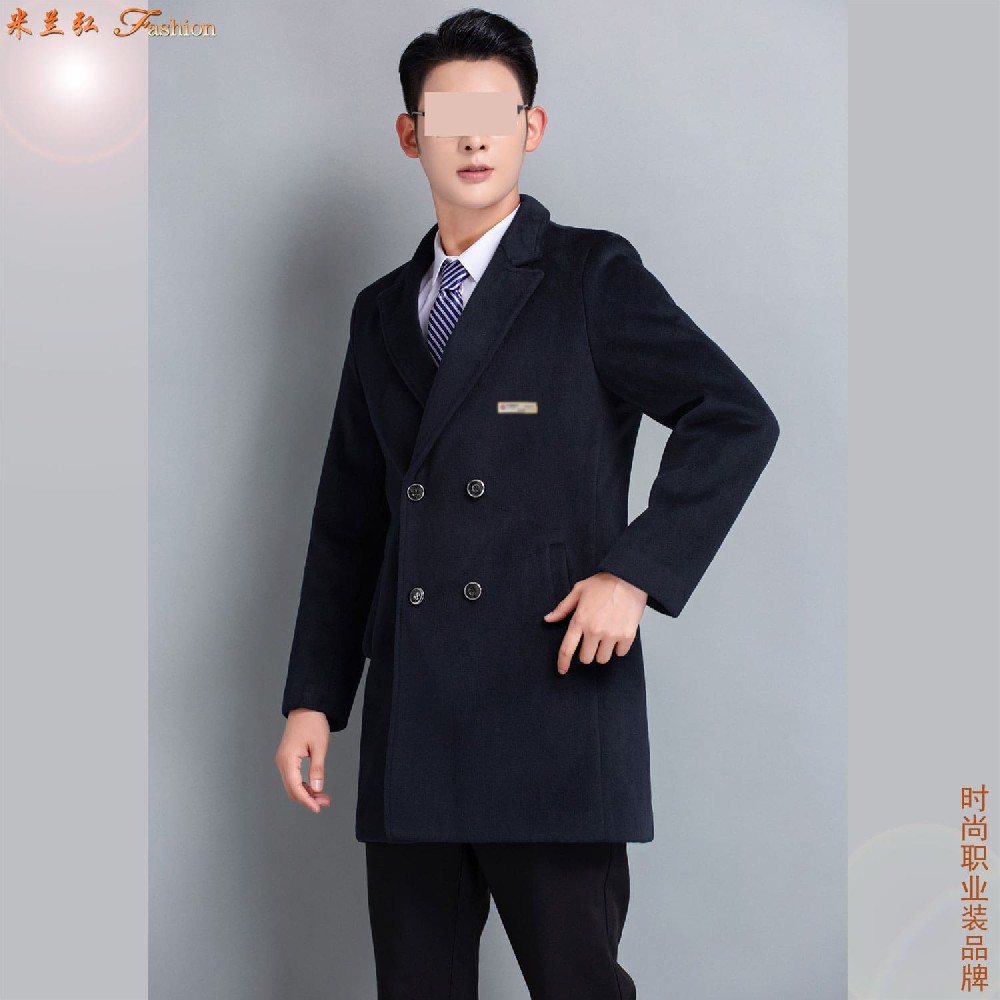 山东铁路制服大衣定制多少钱｜高铁乘务员羊毛大衣量体订做-厂家直供