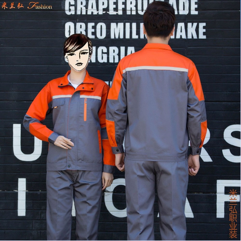 邯郸市秋季工地夹克工作服定做,邯郸涤棉工作服图片订制