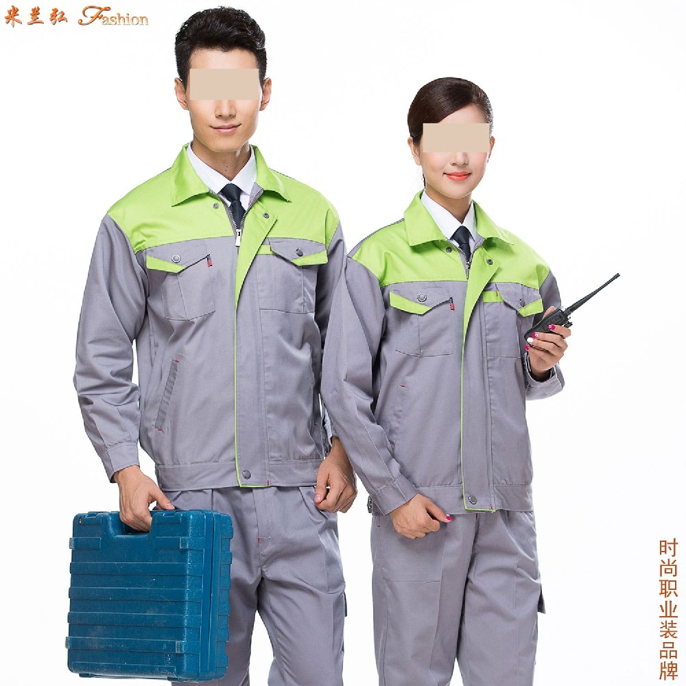 济南单位后勤工作服定做_公司团体纯棉工作服订制_舒适透气