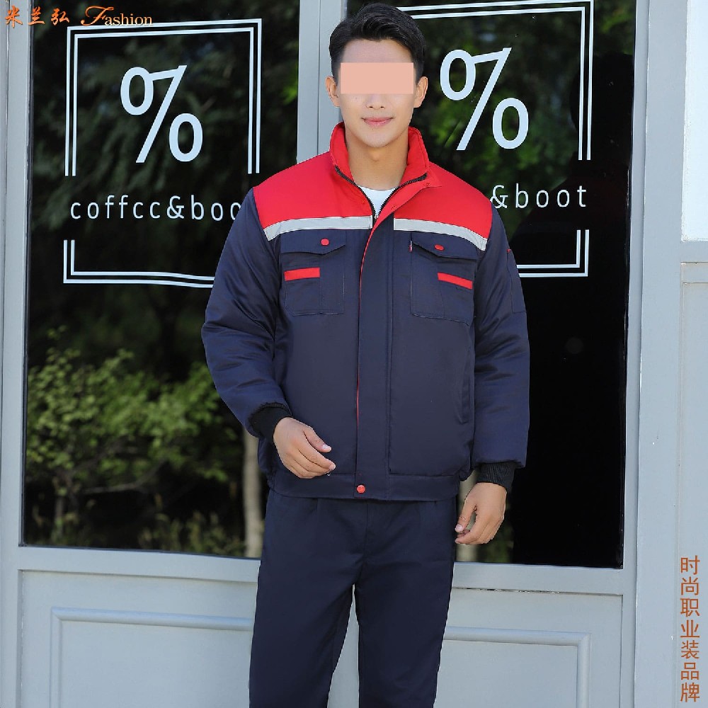 济南冬季加厚工装服装订制价格_工业园区团体统一冬装定制多少钱_可印绣标识