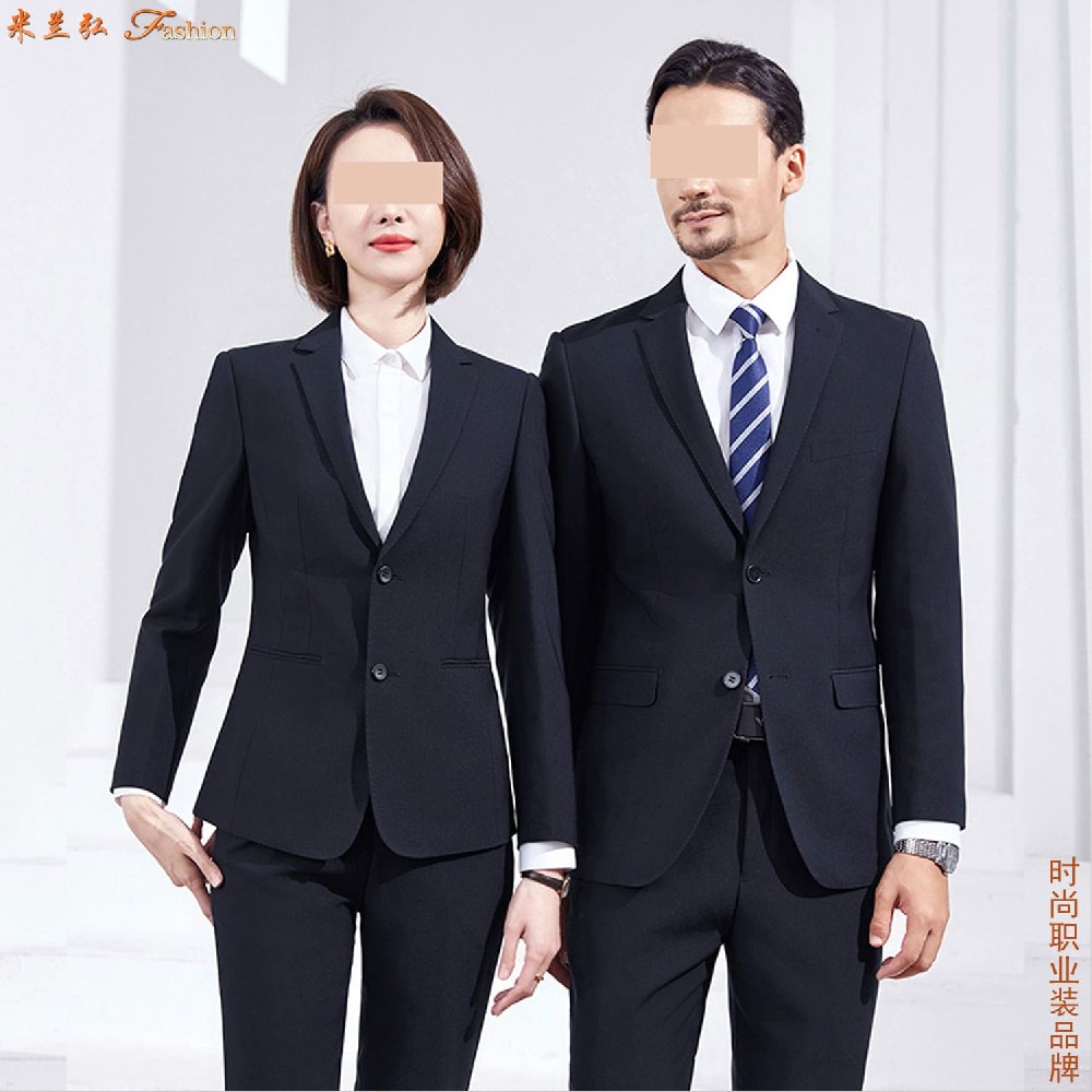 山东餐饮经理工服定制｜管理层羊毛西服衬衫订做