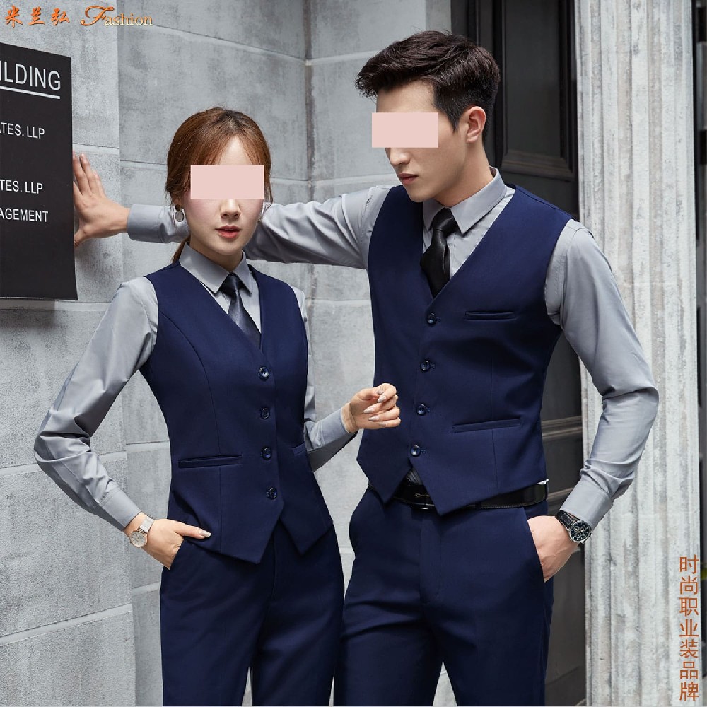 济南银行服装订做推荐_银行秋冬工作制服定制_合身耐穿