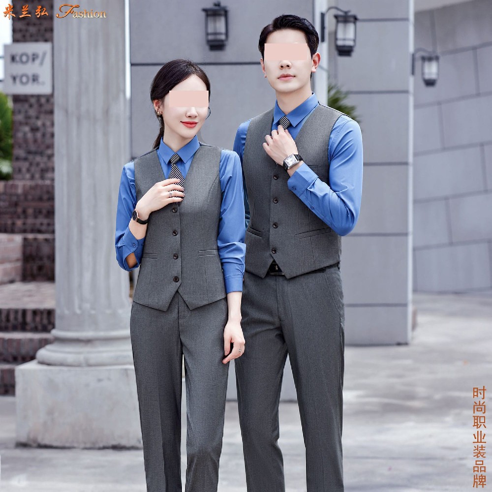 银行西服工作服新款图片-今年时尚银行职业装设计款式