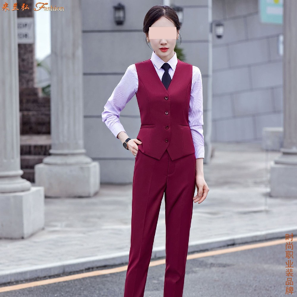 济南公司职业装定做_办公室职场通勤工装定制_现货批发均可