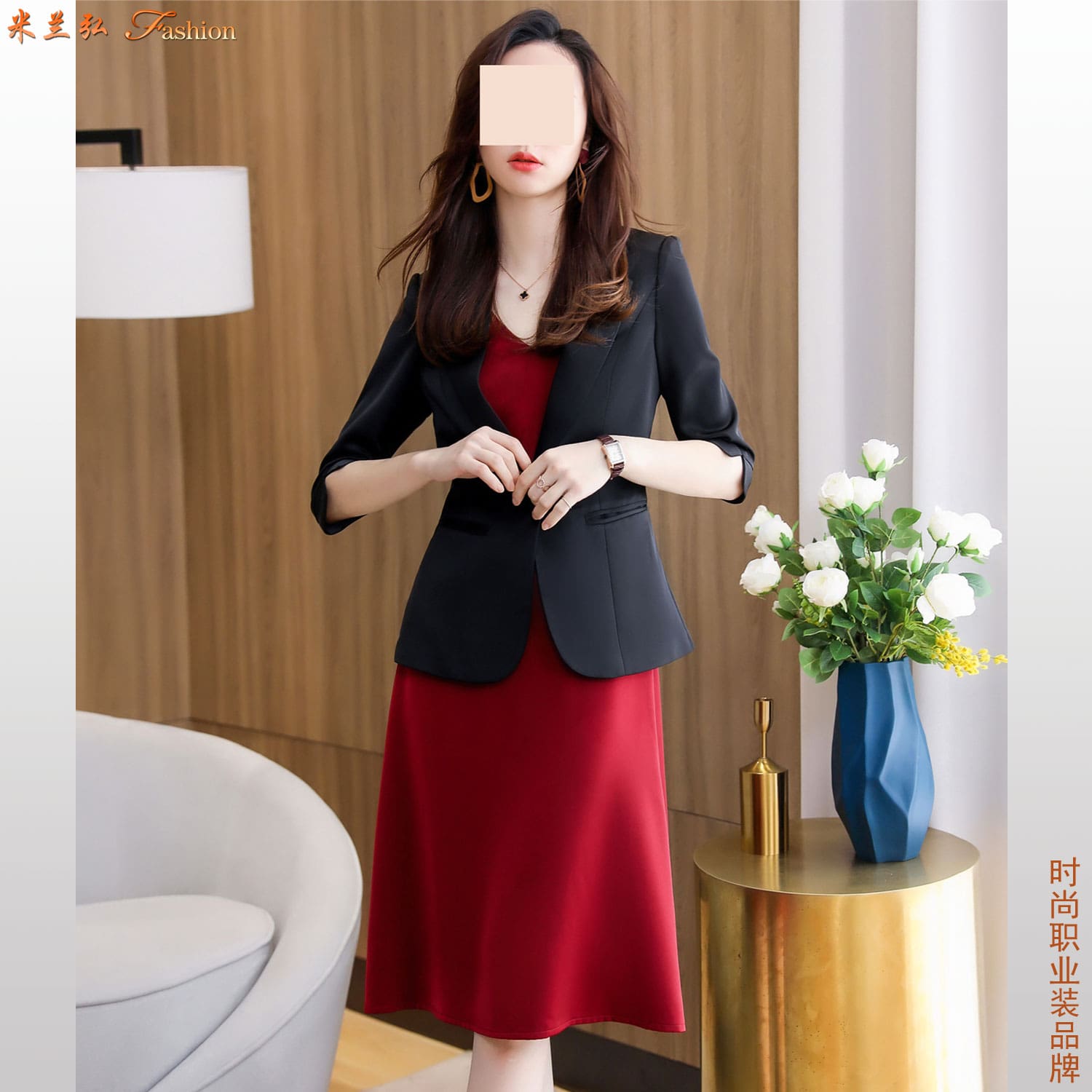 /static/upload/image/zhiyezhuangSPdx1/女职业装短袖连衣裙图片j.jpg
