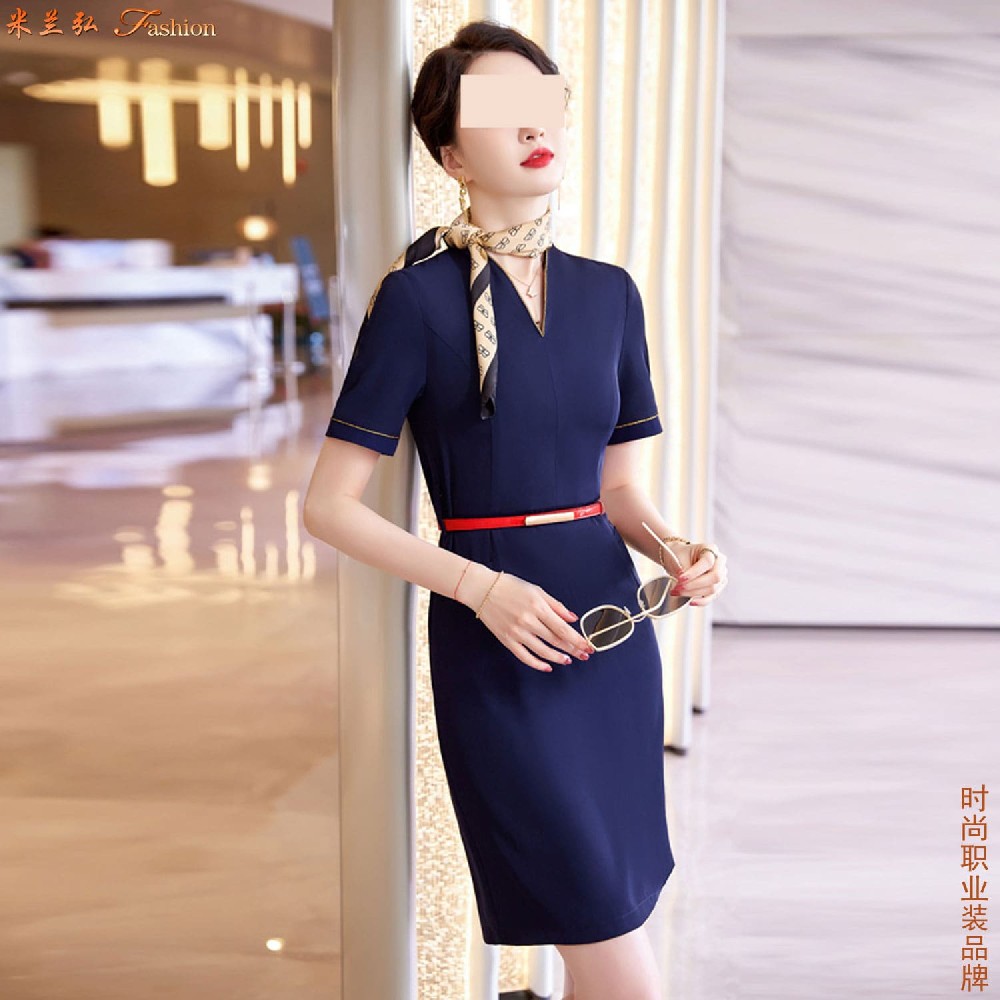 雄安职业装连衣裙订做,雄安小西服连衣裙图片
