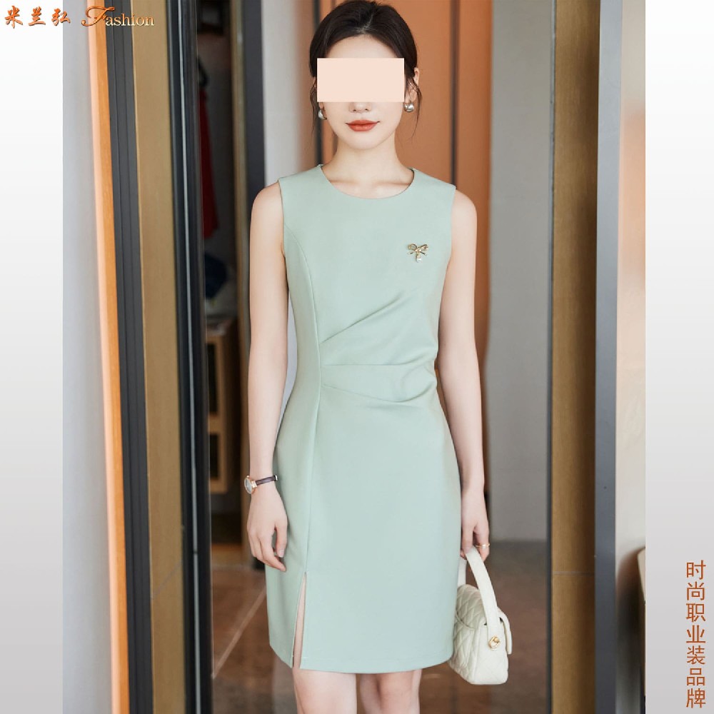 优雅职业装连衣裙图片,酒店连衣裙职业装图片